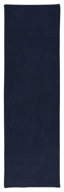 Colonial Mills Rug All-Purpose Mudroom Runner Navy Runner/Rectangle, 2'6"x8'