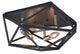 Vaxcel, Hailey 3-Light Flush Mount Ceiling Light
