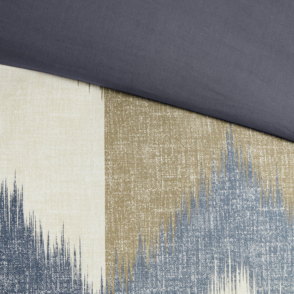 INK+IVY Printed Duvet Bedding Set, Full/Queen