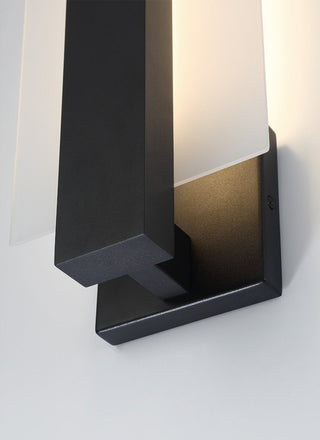 Carta 1-Light 17.75" Sconce, Black