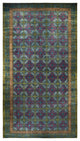 Suzani, One-of-a-Kind Handmade Area Rug Green, 22' 6" x 12' 2"