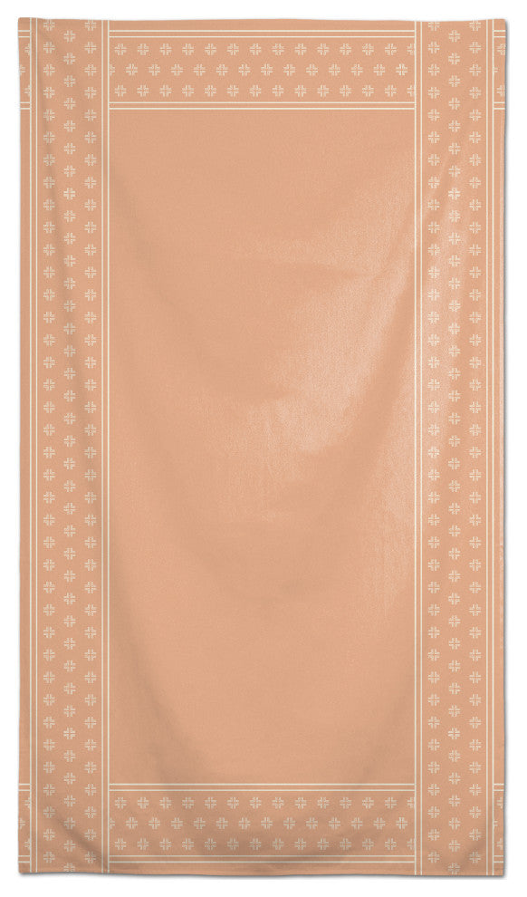 Blush Mudcloth 58x102 Tablecloth