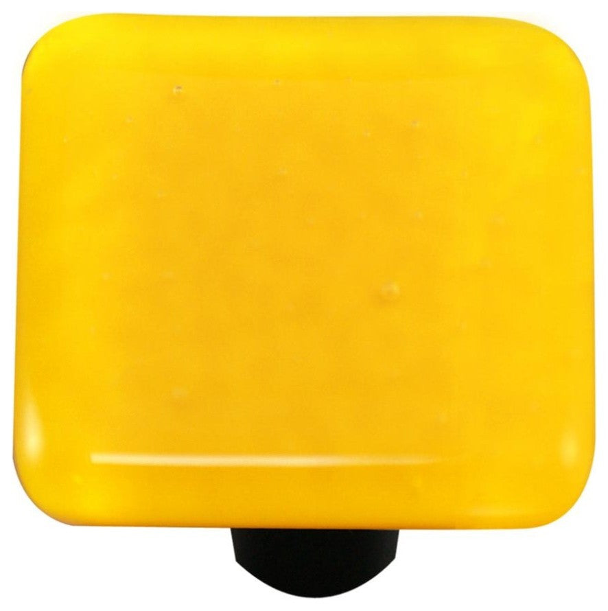 Sunflower Yellow Knob, Black Post