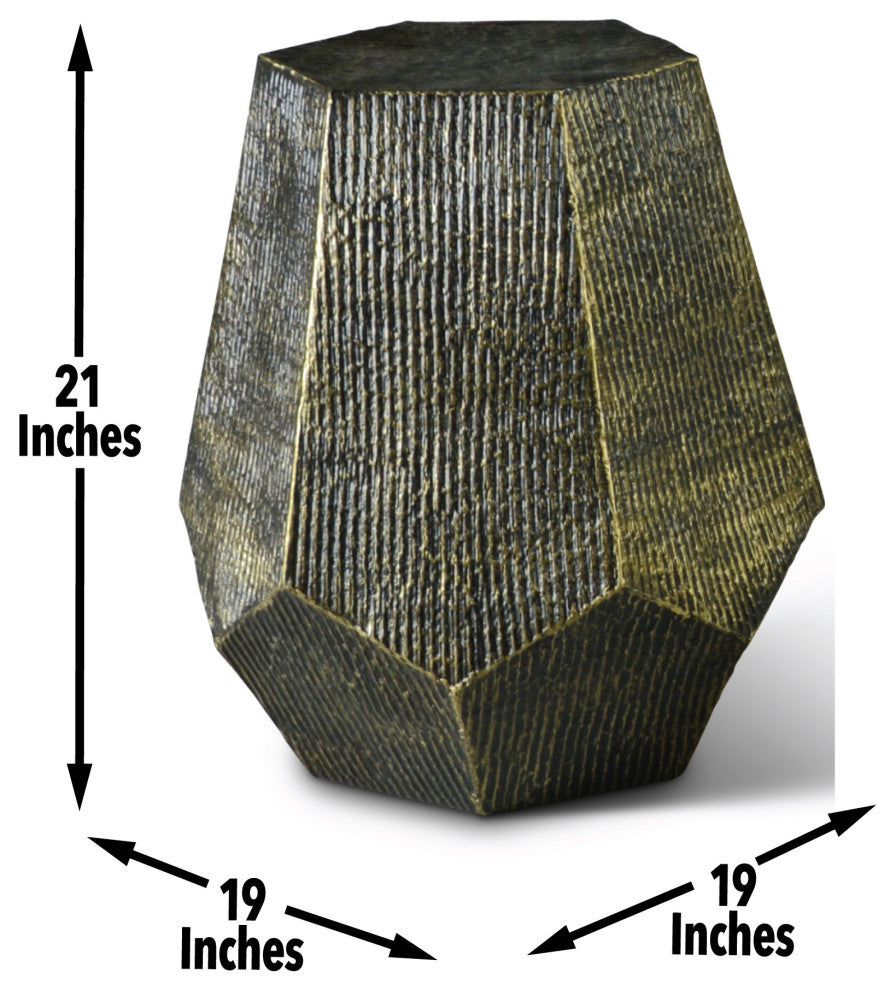 Donato Hexagon End Table