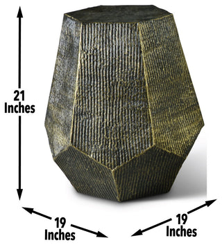 Donato Hexagon End Table