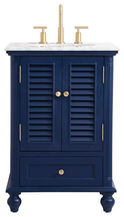 Otis 24" Single Bathroom Vanity, Blue
