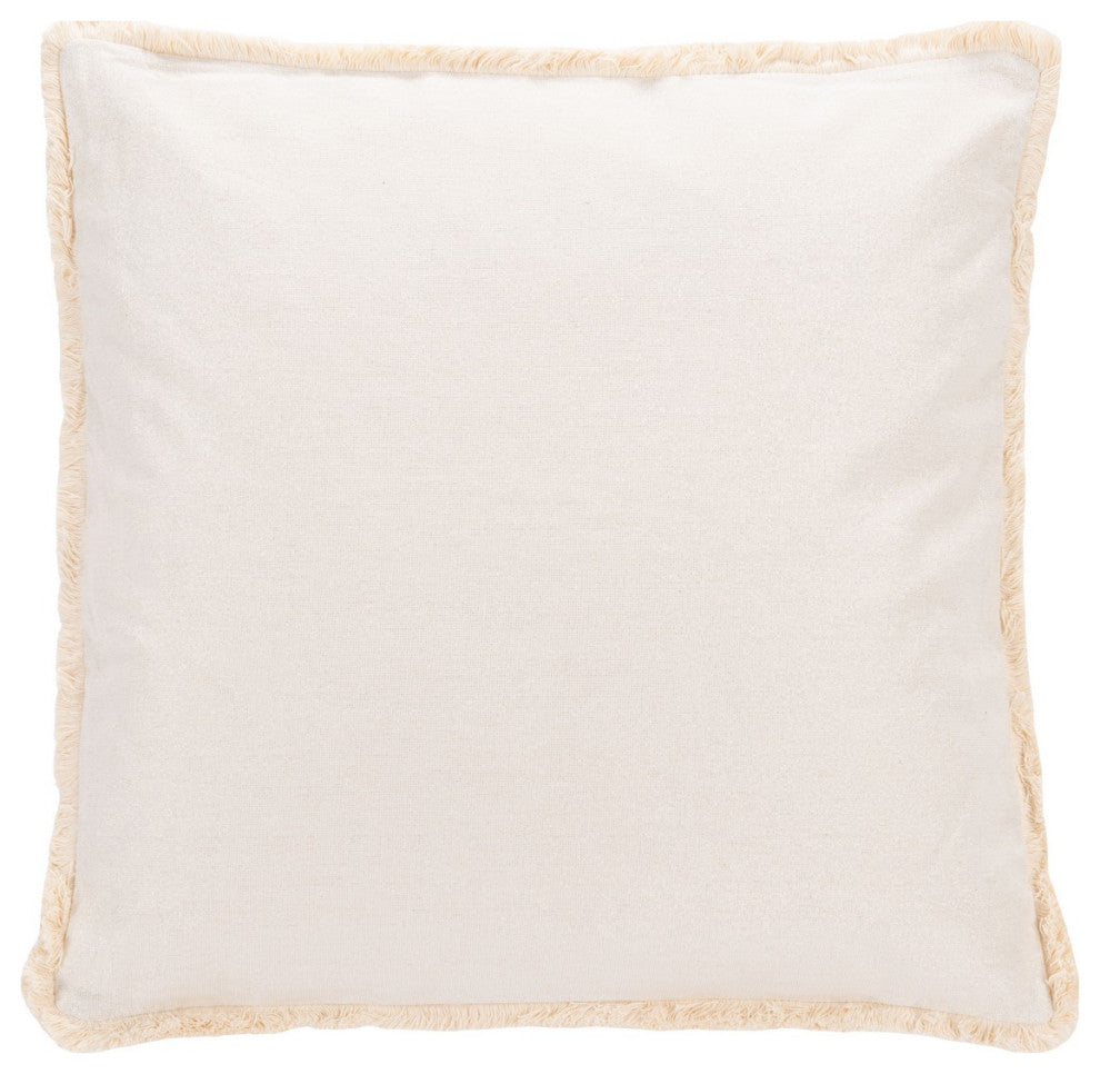 Safavieh Rinley Pillow Grey/White 18" X 18"