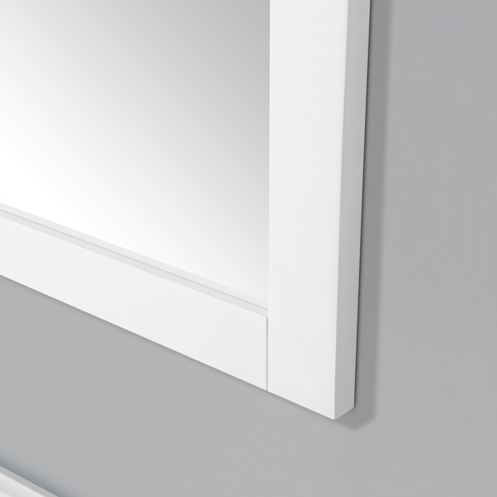 Ove Decors Bailey 48" Single Sink Vanity, White and Nickel Hardware