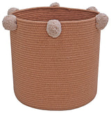 Bubbly Baby Basket, Chestnut/Rose