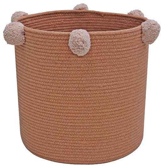Bubbly Baby Basket, Chestnut/Rose