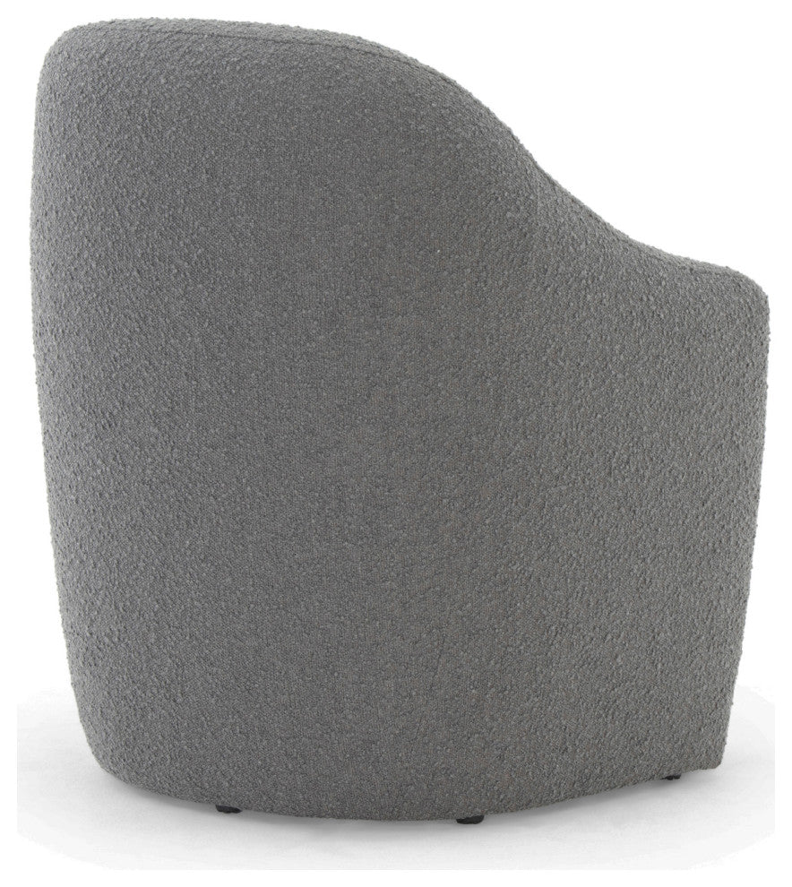 Metro Nora Dining Chair Charcoal Boucle Upholstery