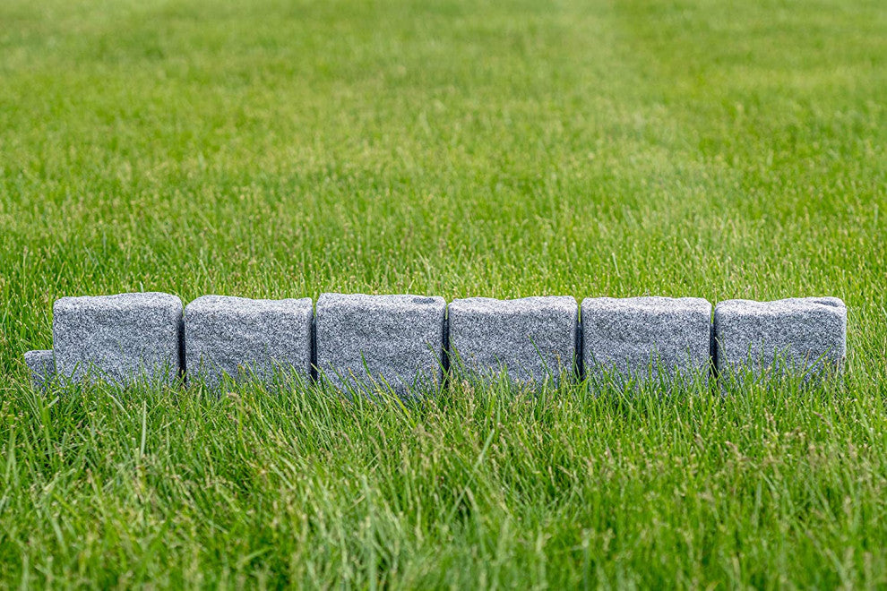 True Form Plastic Flex-Wall Landscape Edging, Greystone