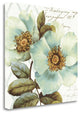 "White Floral Bliss I" By Lisa Audit, Giclee Print on Gallery Wrap Canvas