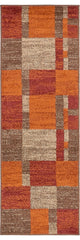Unique Loom Multicolored Autumn Providence 2' 0 x 6' 0 Runner Rug