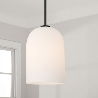 Capital Lighting 348811 Lawson 9"W Mini Pendant - Matte Black