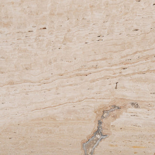Safavieh Couture Olivia Square Travertine Accent Table Off White