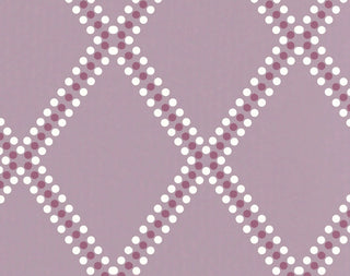 Diamond Dots Holiday Geometric Print Kitchen Towel, Lavender