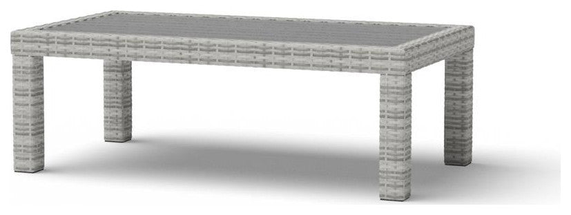 Cannes Deluxe 8 Piece Aluminum Outdoor Patio Sofa and Club Chair Set, Centered Ink
