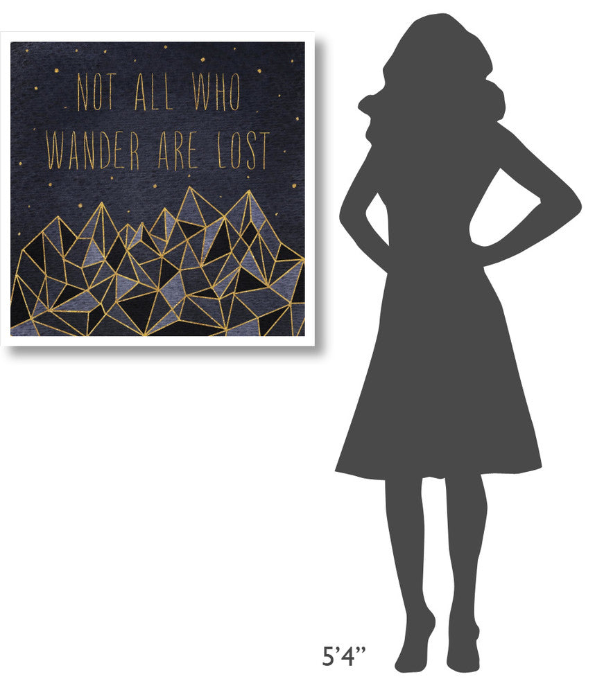 "Written in the Stars IV" Digital Paper Print by Laura Marshall, 32"x32"