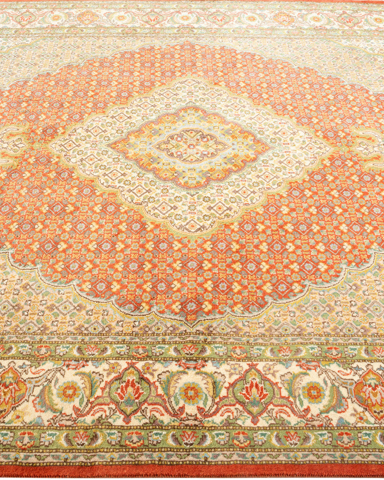 Mogul, One-of-a-Kind Hand-Knotted Area Rug Pink, 5' 8" x 8' 0"