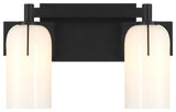 Savoy House 8-4128-2 Caldwell 2 Light 15"W Vanity Light - Matte Black