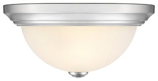 2 Light 11" Chrome Flushmount