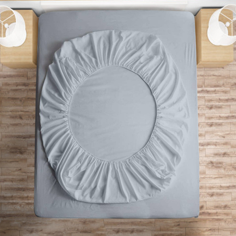 Organic Cotton Starter Sheet Set, Light Blue, King, 78"x80"