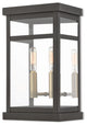 2 Light Outdoor Wall Lantern, Bronze