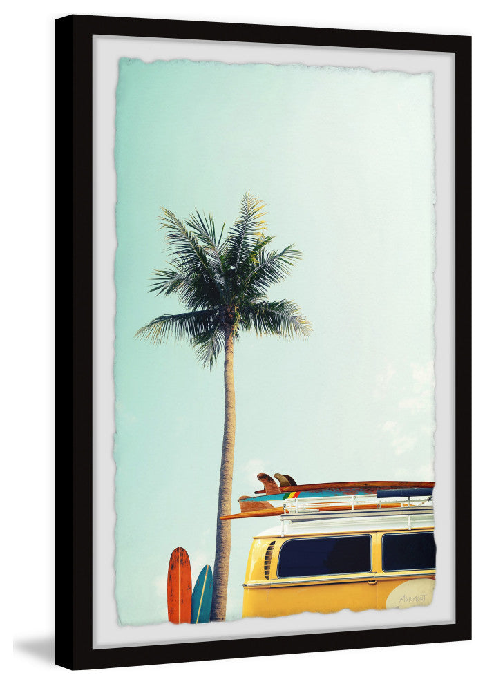 "Adventure Never Stops" Framed Painting Print, 8x12