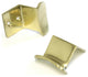 RCH Decorative Brass Wall Hook, 1.5 Inch, Various Finishes, Polished Brass, 1.5