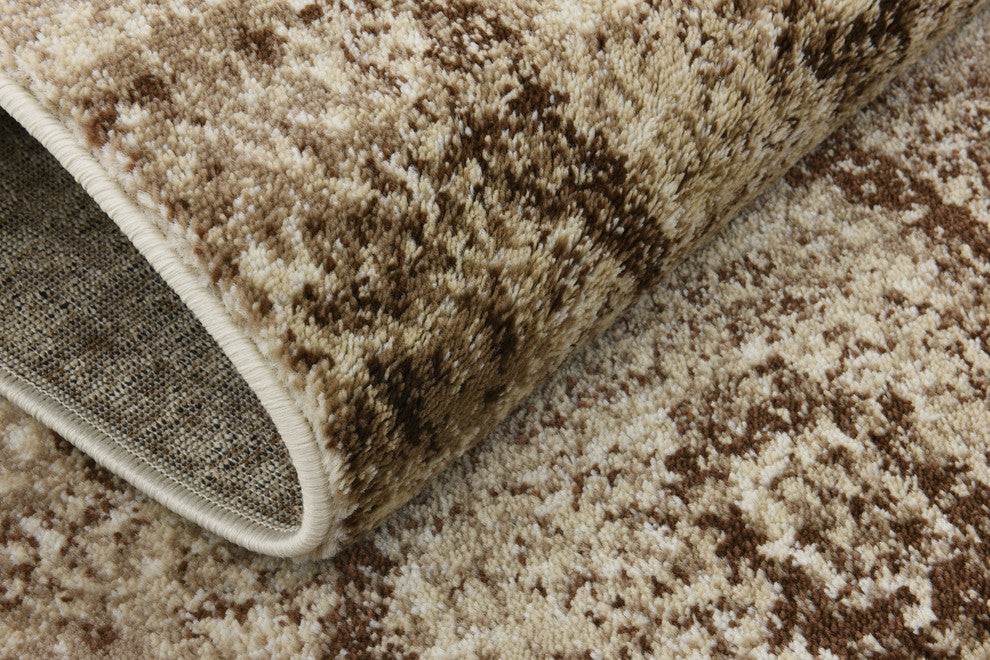 Unique Loom Dark Beige Lygos Imperial 2' 0 x 6' 0 Runner Rug