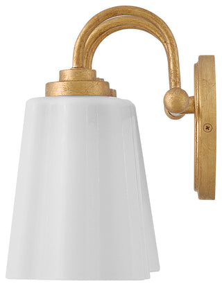 Lark Honey Medium Three Light Vanity, Distressed Brass