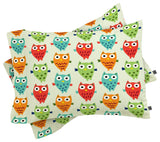 Deny Designs Andi Bird Owl Fun Pillow Shams, King
