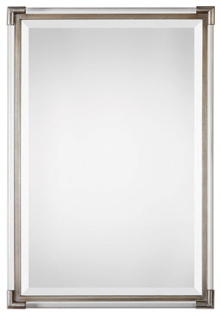 Mackai Metallic Silver Mirror