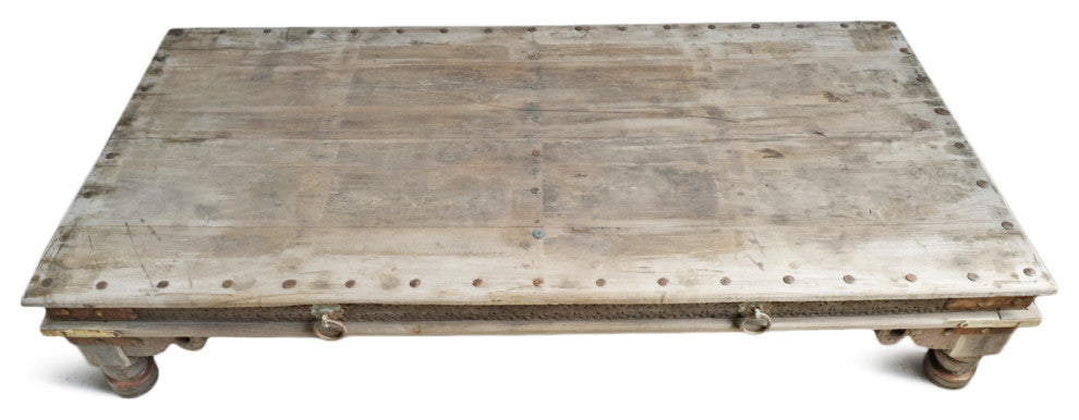 Consigned Vintage Teak Takhat Coffee Table 2