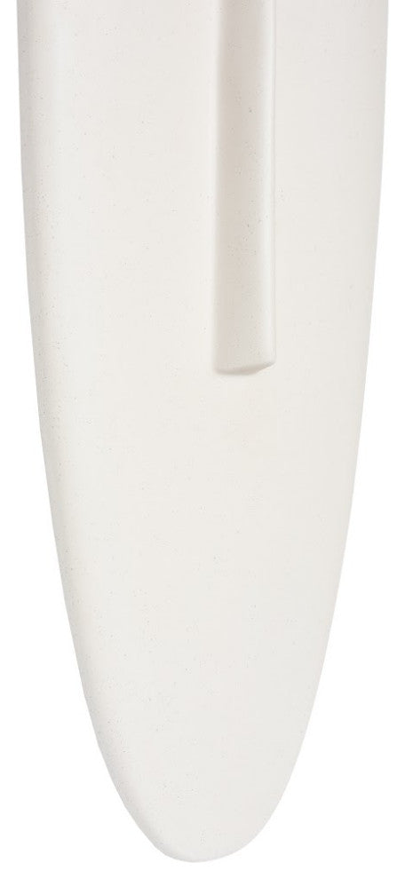 Cycladic Oval Wall Decor, Resin, Off White