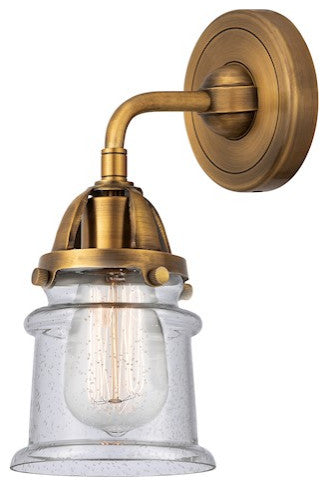 INNOVATIONS LIGHTING 288-1W-BB-G184S-LED Small Canton 1 Light 5.25 inch Sconce