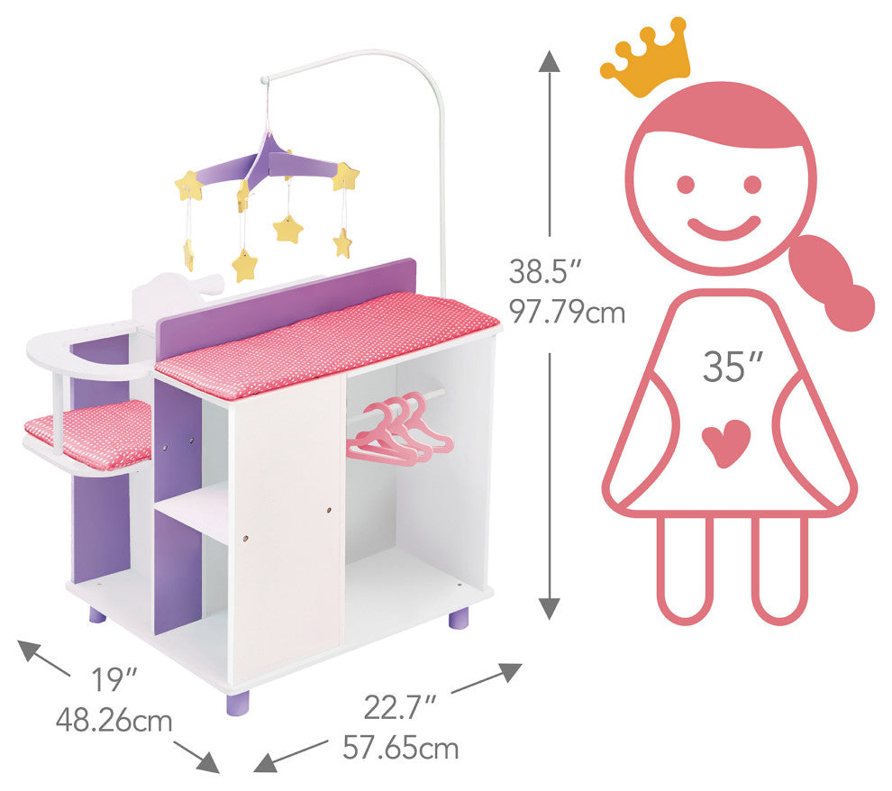 Baby Doll Changing Care Station with Storage