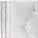 Williams Queen Nail Button Tufted Wingback Bed, Mystere Snow