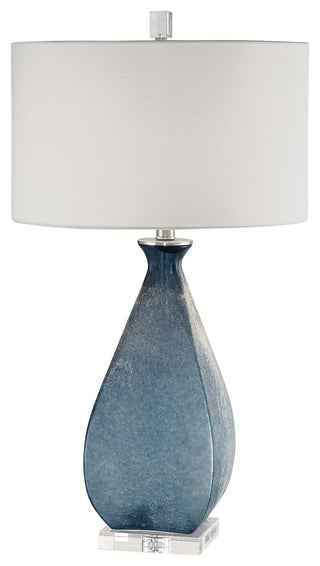 Uttermost Atlantica Ocean Blue Lamp