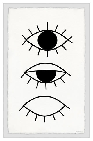 "Sleepy Eye" Framed Painting Print, 12x18