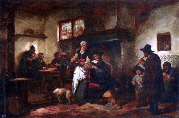 Herman Frederik Ten Kate A Tavern Scene, 18"x27" Wall Decal