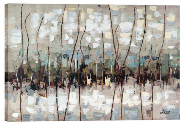 30" x 40" Abstract Canvas Wall Art Print by Luna M.
