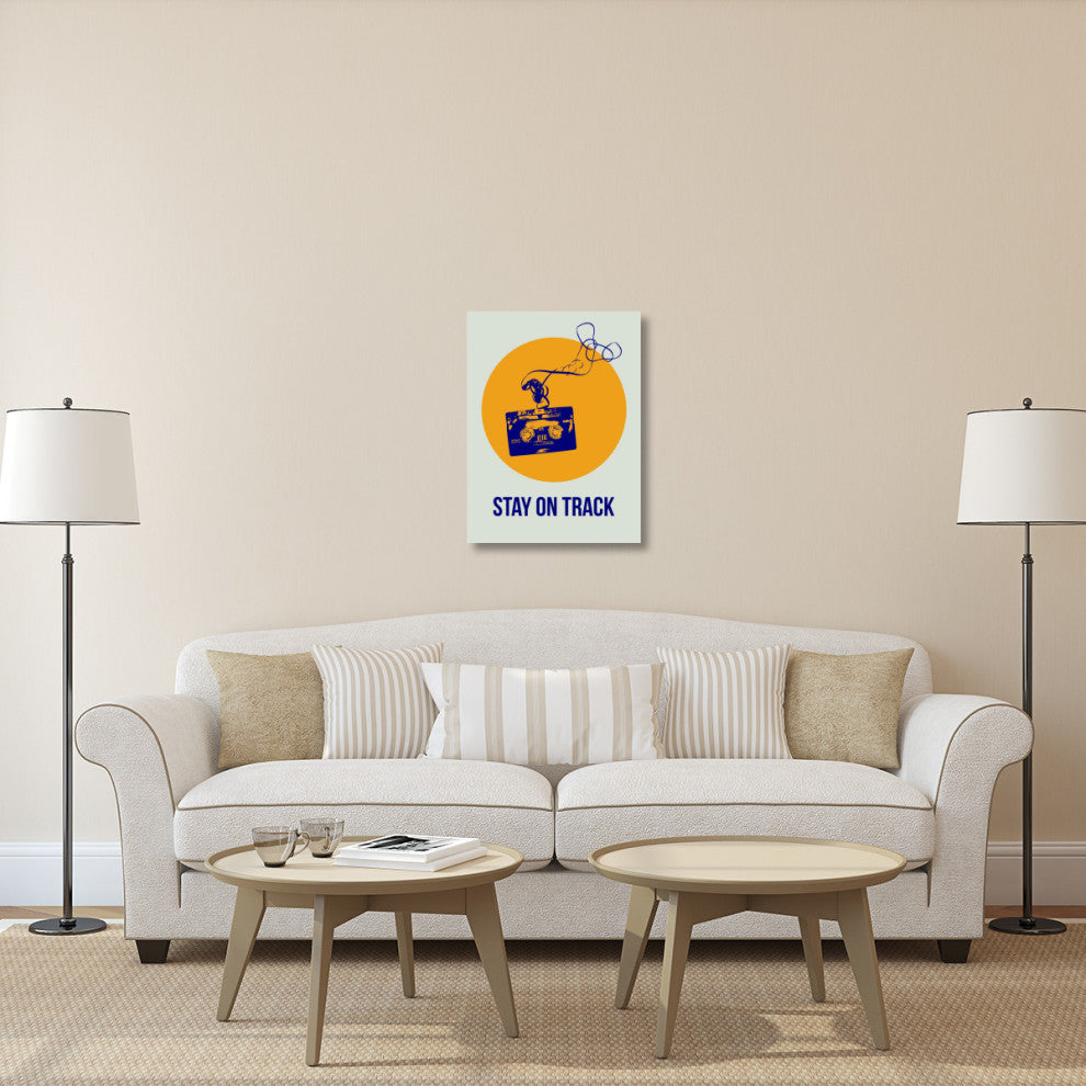 "Stay On Track Circle Poster 2" Fine Art Print