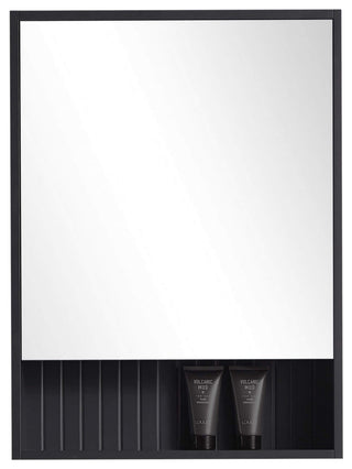 Venezian 18" Medicine Cabinet, Black, 22"