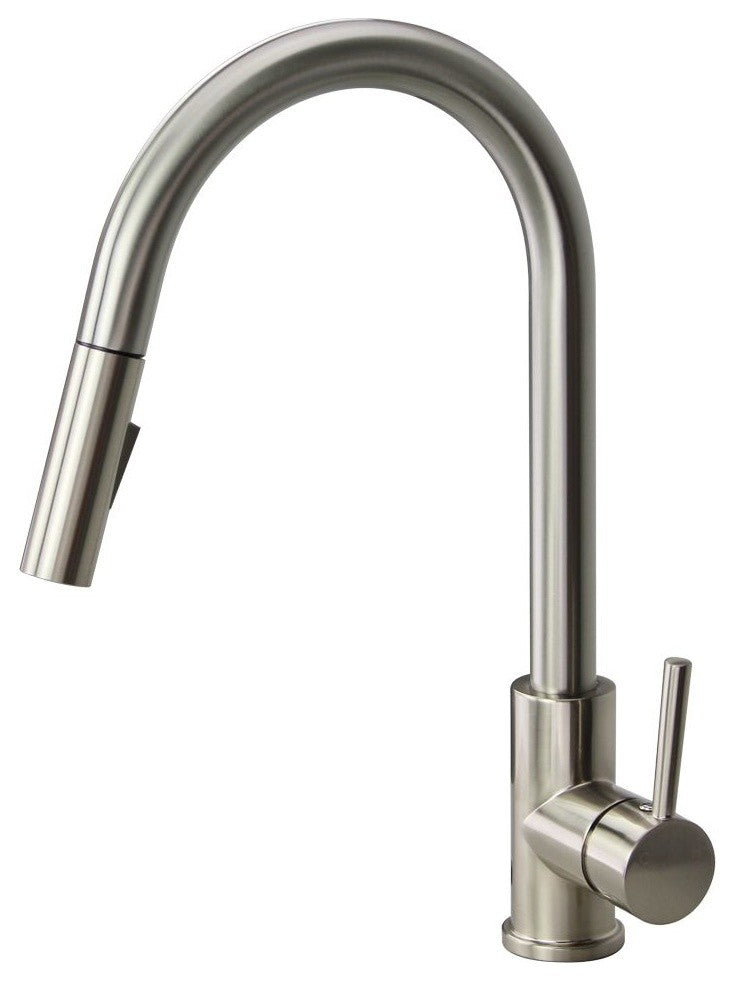 Transolid 1.8 GPM Pull-Down Kitchen Faucet, Luxe Stainless