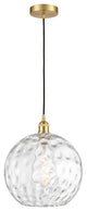 Innovations 616-1P-SG-G1215-12-LED 1-Light Mini Pendant, Satin Gold