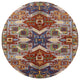 Ahgly Company Indoor Round Mid-Century Modern Area Rugs, 4' Round