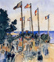 Henri Edmond Cross The Fourth of July by the Sea Gallery Wrapped Canvas Print