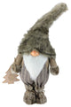 22" Nature's Luxury Gnome with Christmas Tree Ornament Tabletop Decoration